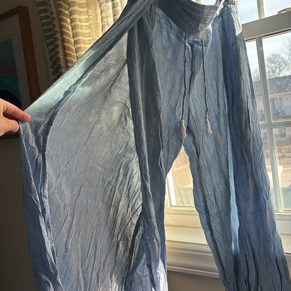 GapBody linen blend loose fit cover-up pants